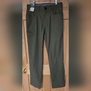 Orvis Olive Tech Pants Water Repellent 32x34